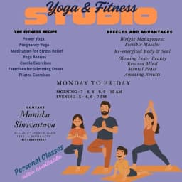 In Shape yoga studio by Manisha(certified trainer)