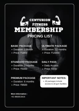 Centurion Fitness A Unisex Gym